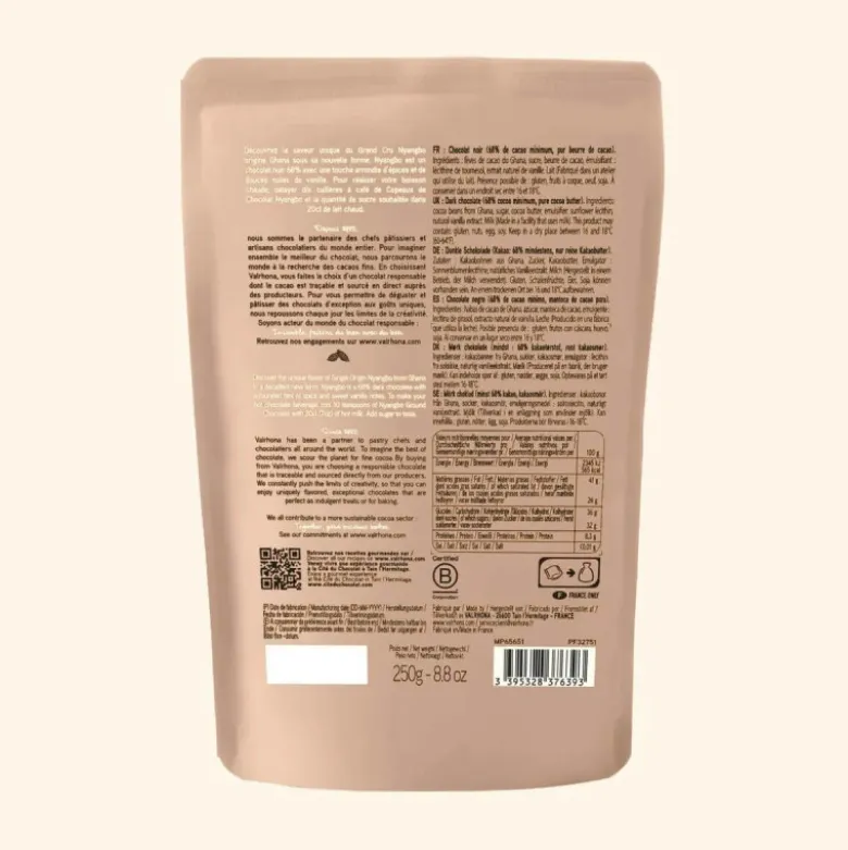 Préparation pour Chocolat Chaud Nyangbo 250g – Valrhona