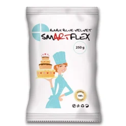 Pâte à Sucre Bleu Baby Blue Velvet 250g - Smartflex