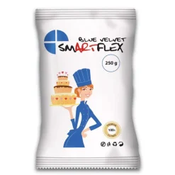 Pâte à Sucre Bleu Blue Velvet 250g - Smartflex