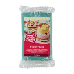 Pâte à sucre bleu turquoise 250g - FunCakes