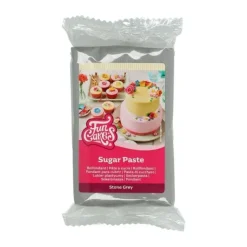 Pâte à Sucre Gris 250g - Funcakes