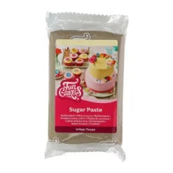 Pâte à sucre gris taupe 250g - FunCakes
