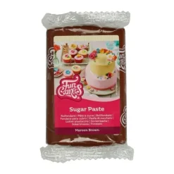 Pâte à Sucre Marron 250g - Funcakes