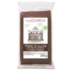 Pâte à sucre marron 250g - ScrapCooking