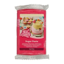 Pâte à Sucre Rose Fuchsia 250g - Funcakes