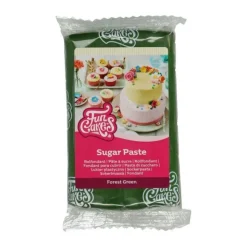 Pâte à sucre vert forêt 250g - FunCakes
