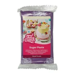 Pâte à sucre violet foncé 250g - FunCakes