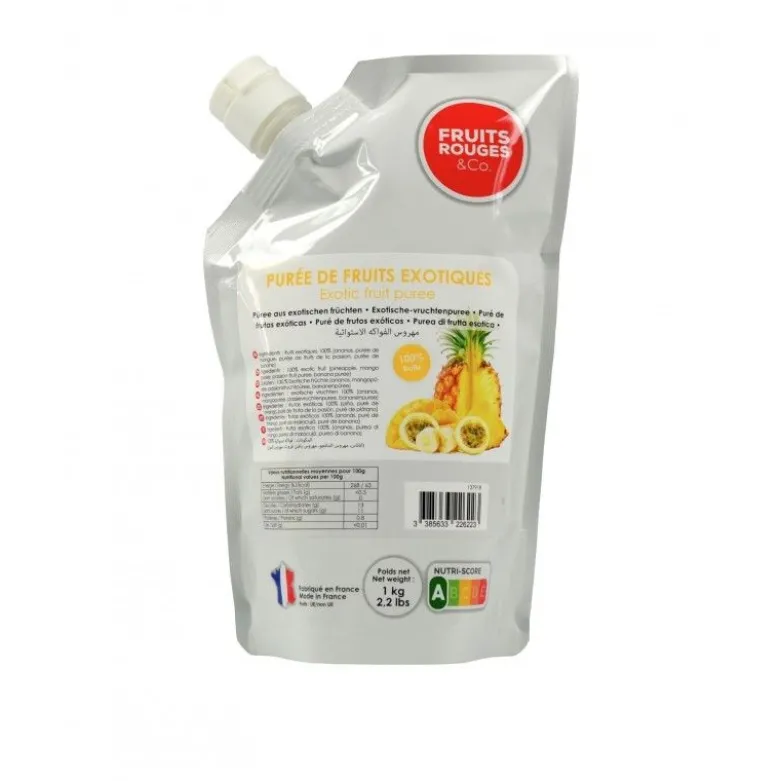 Purée de Fruits Exotiques 1kg - Fruits Rouges & Co
