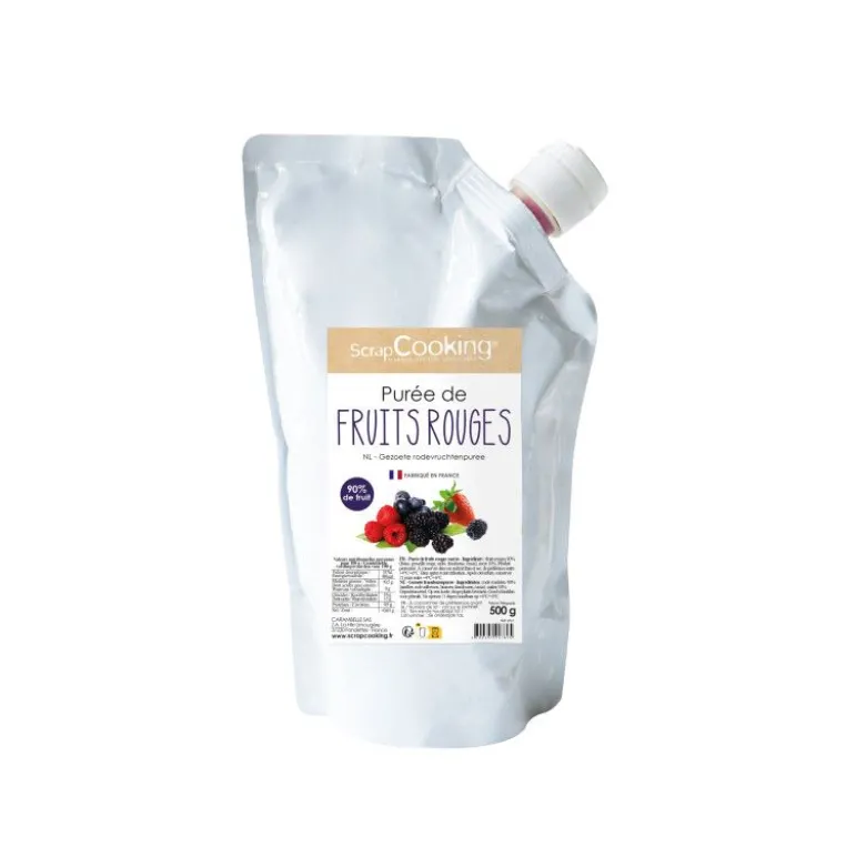 Purée de Fruits Rouges 500g - Scrapcooking