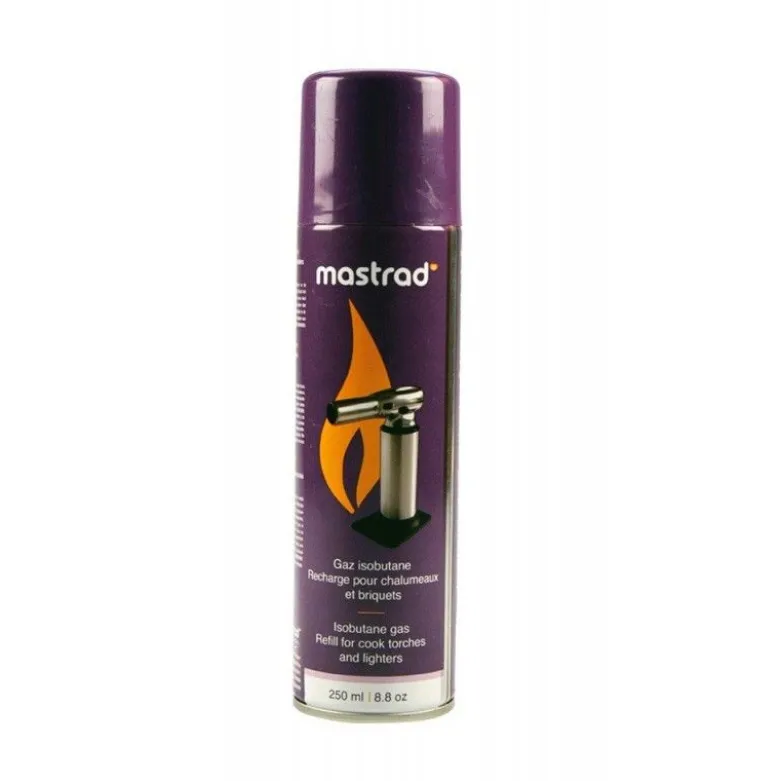 Recharge gaz pour chalumeau et briquet - Mastrad