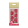 Rose pâte à sucre rose x6 - Funcakes