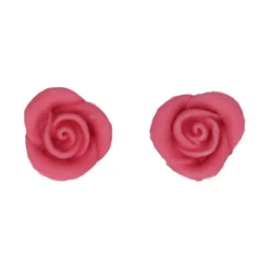 Rose pâte à sucre rose x6 - Funcakes