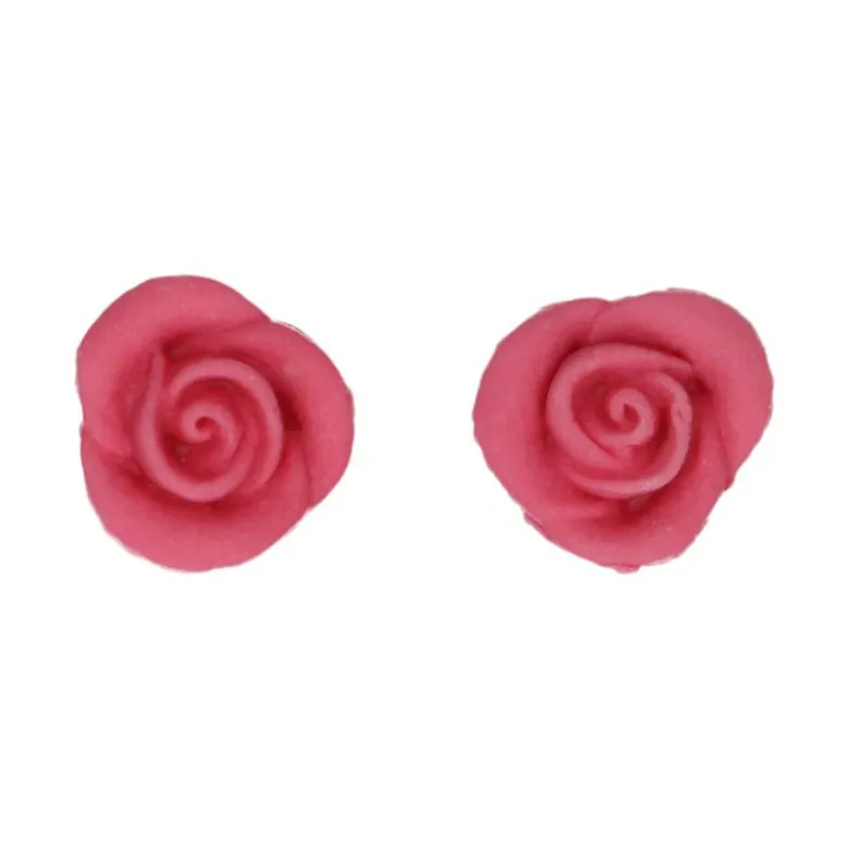 Rose pâte à sucre rose x6 - Funcakes