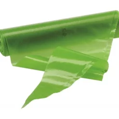 Rouleau poche douille jetable verte 55cm x100