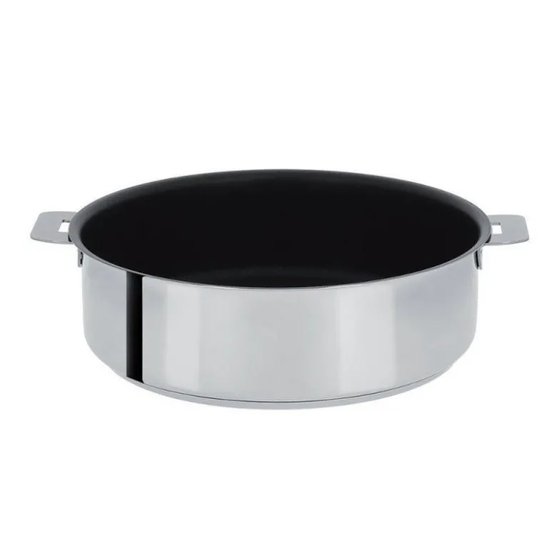 Sauteuse anti-adhérente mutine 28cm manche amovible - Cristel