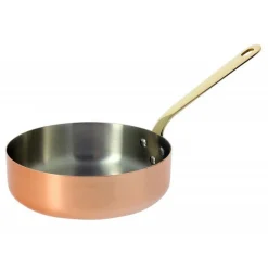 Sauteuse cuivre inox 16cm queue laiton De Buyer