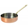 Sauteuse cuivre inox 20cm queue laiton De Buyer