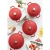 Sauteuse fonte d'aluminium 28cm rouge - MasterClass