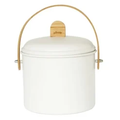 Seau à compost 3,5L crème - Pebbly