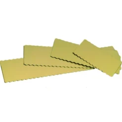 Semelle à bûche et cake or 34,5cm x50 - Mallard Ferrière