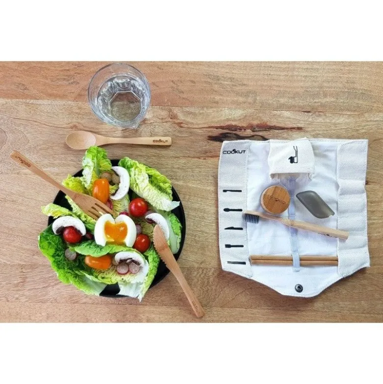 Set couverts repas bambou Bam Bam - Cookut
