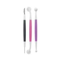 Set 3 outils pâte à sucre - Wilton