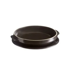 Set Tarte tatin Flame noir fusain - Emile Henry