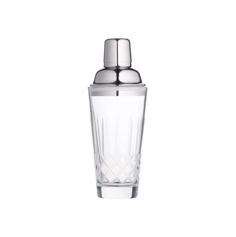 Shaker cocktail verre gravé 350ml - BarCraft