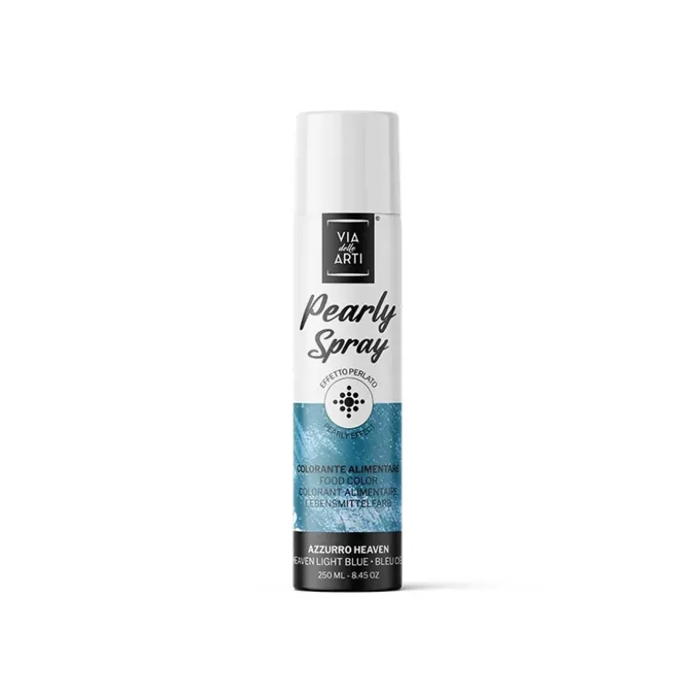 Spray Colorant Bleu Ciel Métallisé Pro 250ml - Via Delle Arti