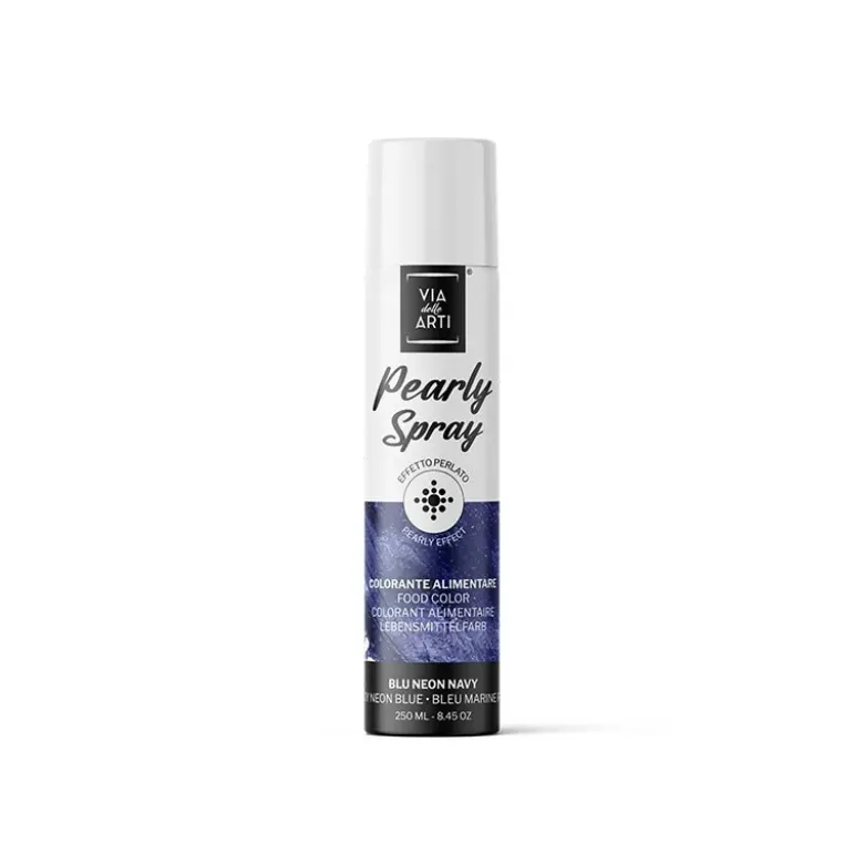 Spray Colorant Bleu Marine Métallisé Pro 250ml - Via Delle Arti