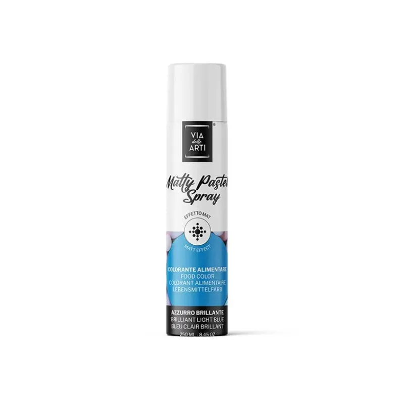 Spray Colorant Bleu Mat Pro 250ml - Via Delle Arti