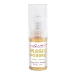 Spray colorant doré Magic poudre 7g colorant alimentaire de surface - ScrapCooking
