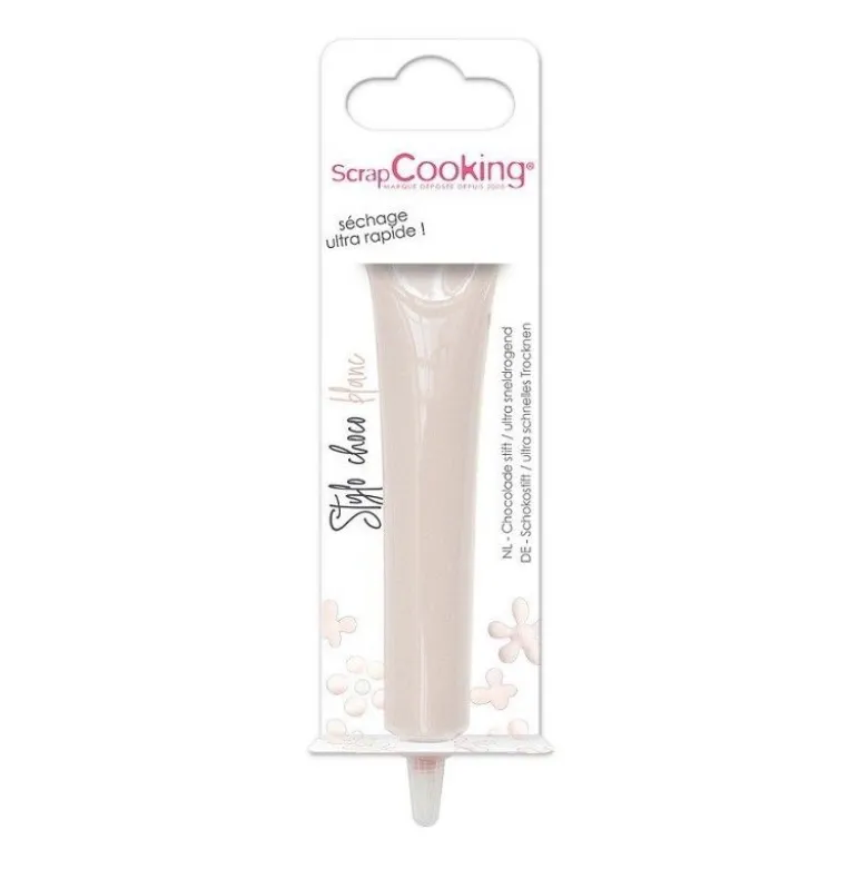 Stylo choco blanc 25g - ScrapCooking