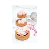 Support à gâteaux rond or/noir x10 8cm - ScrapCooking