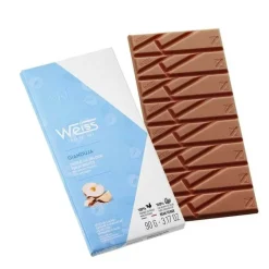 Tablette de Chocolat au Lait Gianduja 35% 90 g - Weiss