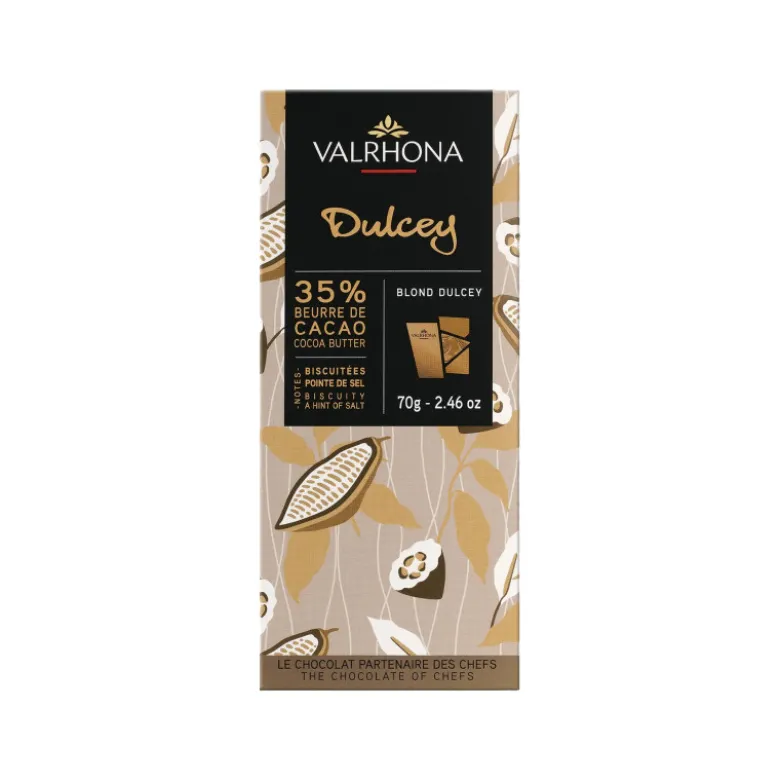 Tablette de Chocolat Dulcey 35% 70g – Valrhona