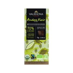 Tablette de Chocolat Noir Andoa 70% Bio 70g - Valrhona