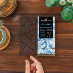 Tablette de Chocolat Noir Caraïbe 66% 70g - Valrhona