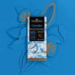 Tablette de Chocolat Noir Caraïbe 66% 70g - Valrhona