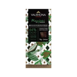 Tablette de Chocolat Noir Manjari 64% 70g - Valrhona