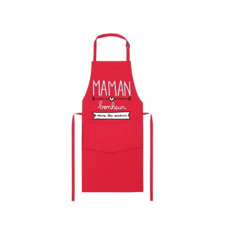 Tablier de cuisine Maman bonheur - Alma Mater