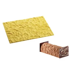 Tapis Décor Bûche Cabosse Silicone - Pavoni