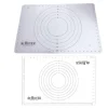 Tapis de préparation anti-adhérent silicone avec marquages - De Buyer