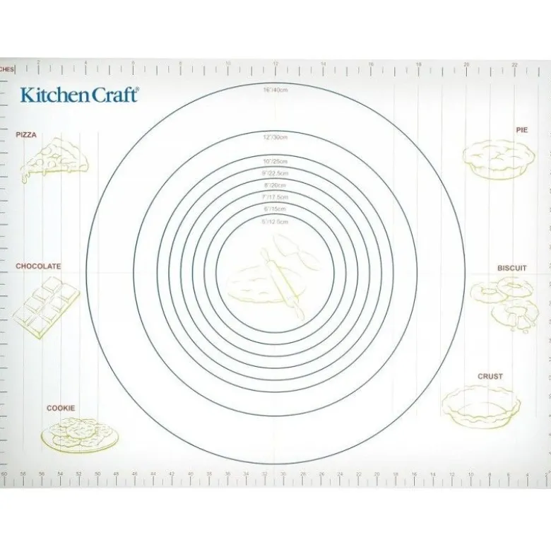 Tapis pâtissier antiadhésif avec mesures - Kitchen Craft