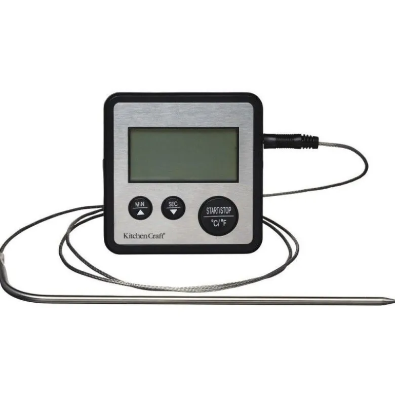 Thermomètre de cuisson + minuteur - KitchenKraft