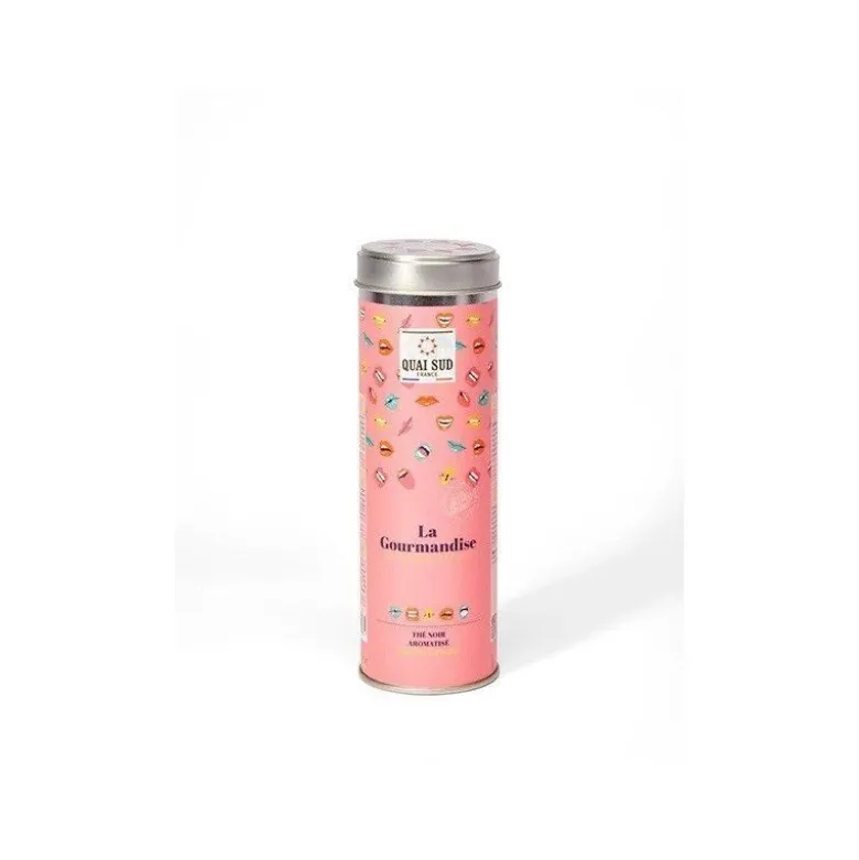 Thé noir "Gourmandise" fraise & violette - Quai Sud