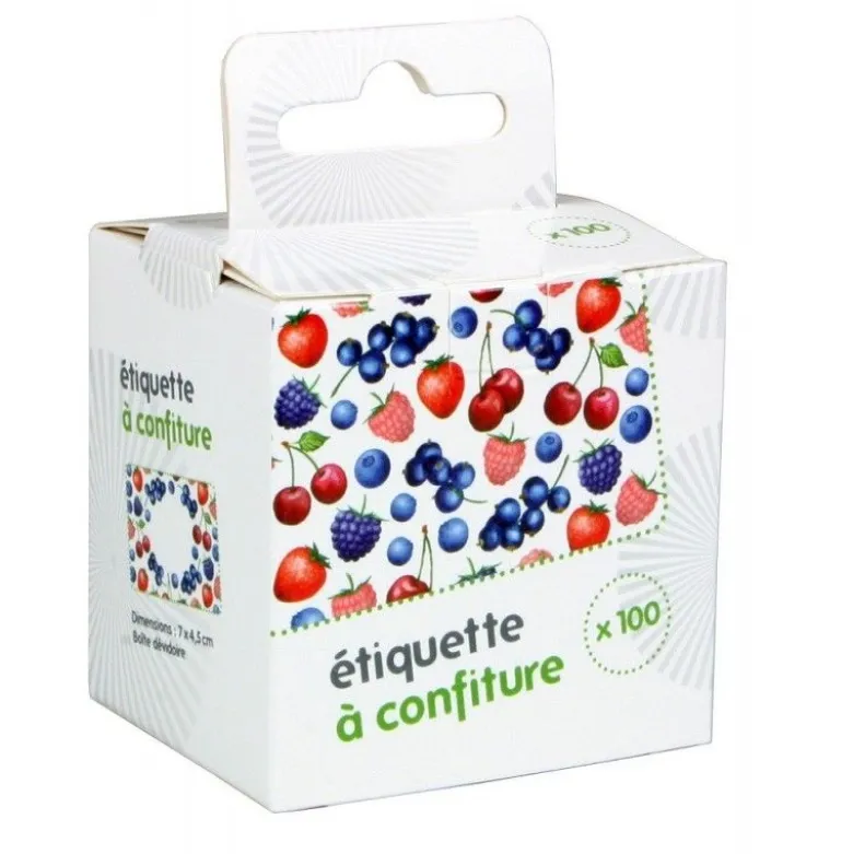 Étiquette confiture x100 - Chevalier
