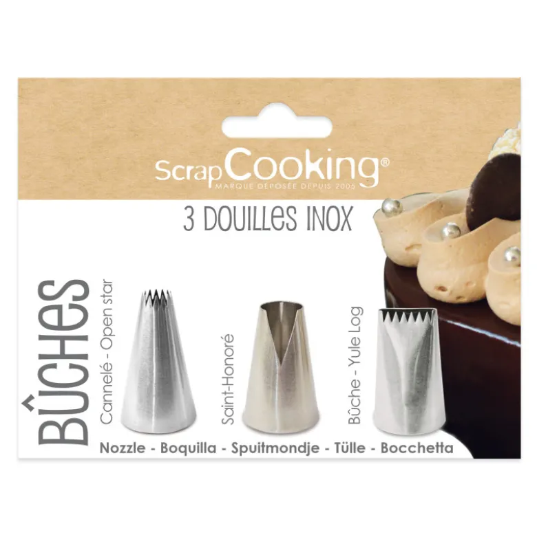 Trio de douilles inox - ScrapCooking