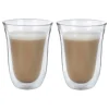 Verre double paroi latte 270ml x2 - La Cafetière