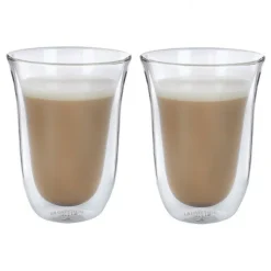 Verre double paroi latte 270ml x2 - La Cafetière